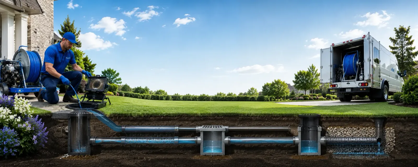 Outdoor drain cleaning information for Evanston, IN