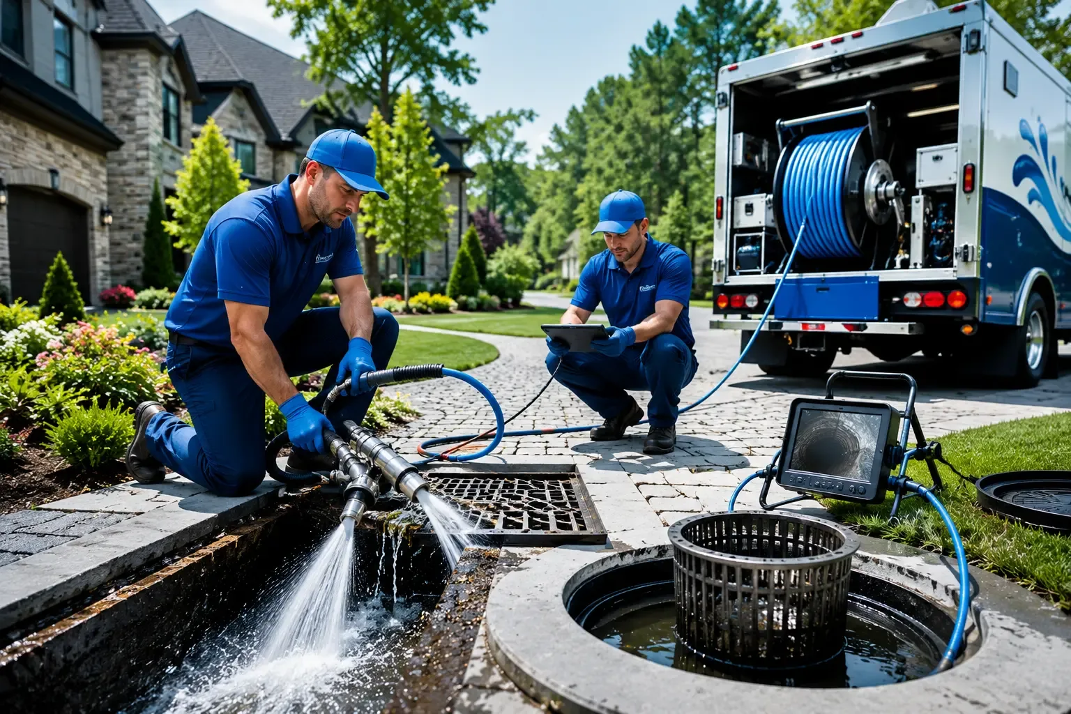 Local outdoor drain cleaning professionals in Evanston, IN